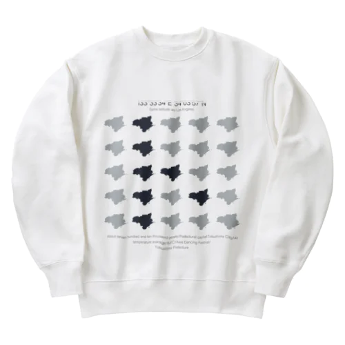 徳島県（トクシマのト） Heavyweight Crew Neck Sweatshirt