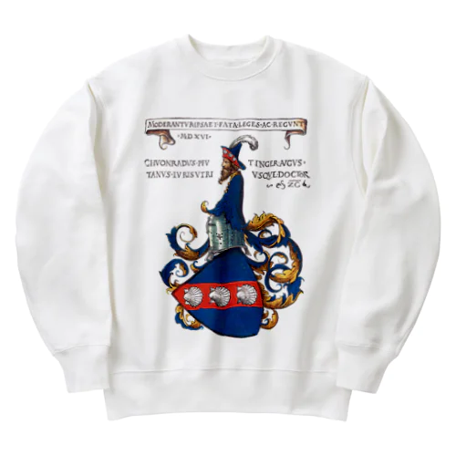 アウグスブルクの蔵書票 Heavyweight Crew Neck Sweatshirt