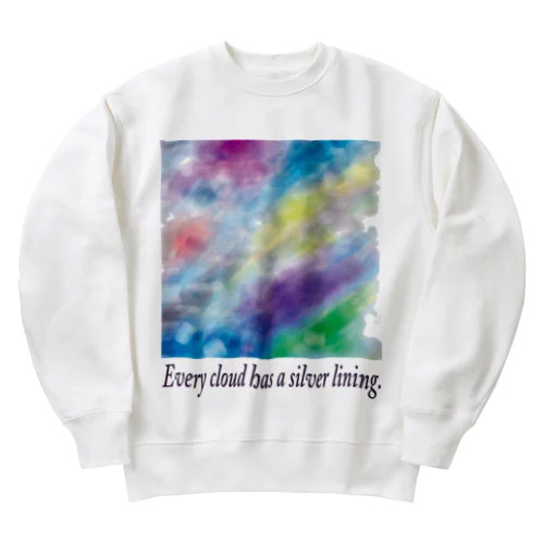 Every cloud has a silver lining. Heavyweight Crew Neck Sweatshirt