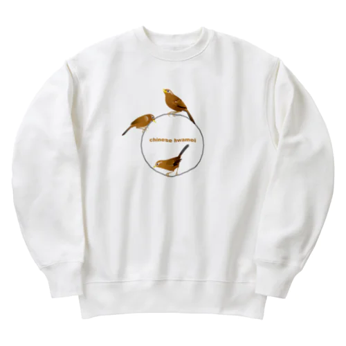 ガビチョウさん Heavyweight Crew Neck Sweatshirt