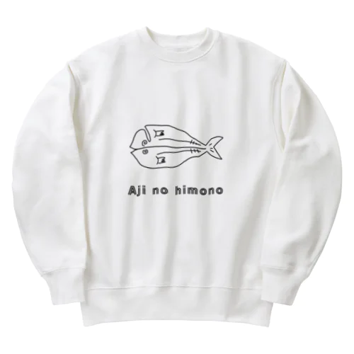 Aji no himono Heavyweight Crew Neck Sweatshirt