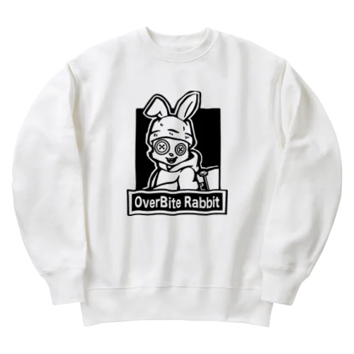 スケボーうさぎ Heavyweight Crew Neck Sweatshirt