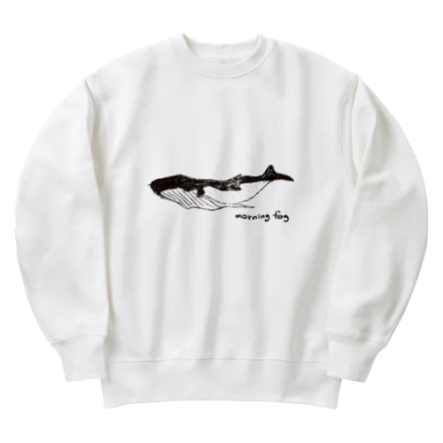 モニホ リリース記念 "クジラ" Heavyweight Crew Neck Sweatshirt