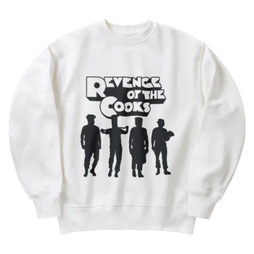 REVENGE OF THE COOKS（黒） Heavyweight Crew Neck Sweatshirt