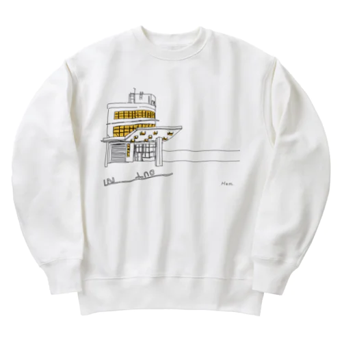 ツボな建物_No.3 Heavyweight Crew Neck Sweatshirt