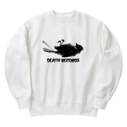 DEATH RECORDS Heavyweight Crew Neck Sweatshirt