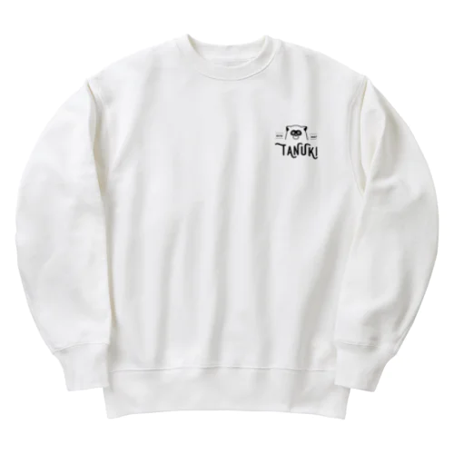 tanuki_vintage01 Heavyweight Crew Neck Sweatshirt