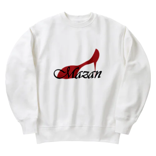 マザンのあのロゴ Heavyweight Crew Neck Sweatshirt