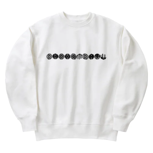 BALL LOGO ① Heavyweight Crew Neck Sweatshirt