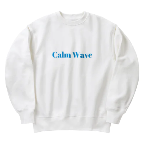 【Calm Wave】 Heavyweight Crew Neck Sweatshirt