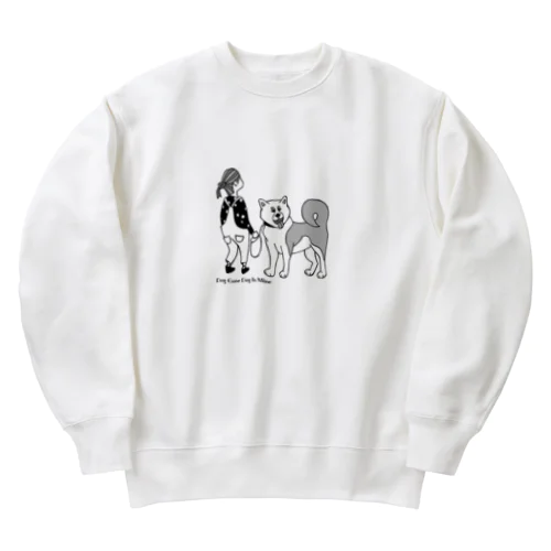 君は何を見ているの？ Heavyweight Crew Neck Sweatshirt