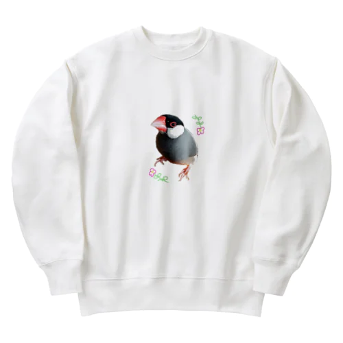 FLOWER文鳥さん Heavyweight Crew Neck Sweatshirt