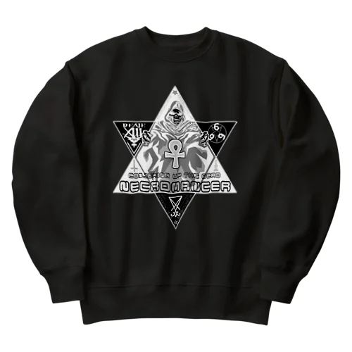 六芒星ネクロマンサー リバースカラー Heavyweight Crew Neck Sweatshirt