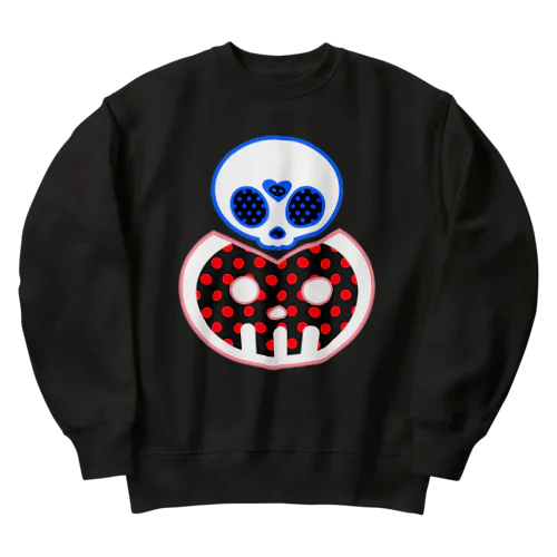 どくろくんとどくろちゃん Heavyweight Crew Neck Sweatshirt