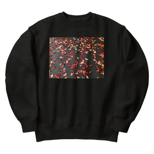 201910261143002　桜葉散る Heavyweight Crew Neck Sweatshirt