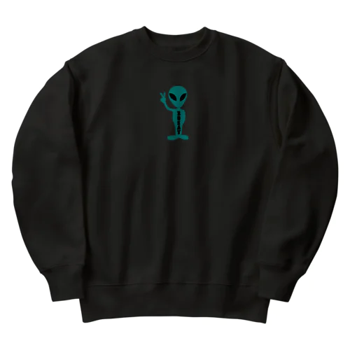 2BEATエイリアン Heavyweight Crew Neck Sweatshirt