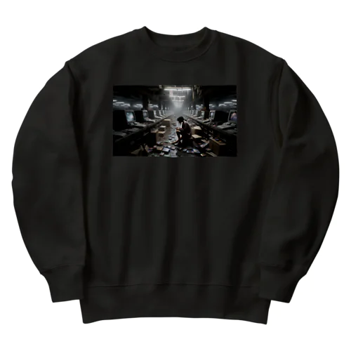 vaporwave_style4 Heavyweight Crew Neck Sweatshirt