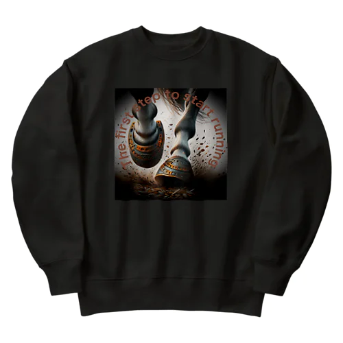 一歩 Heavyweight Crew Neck Sweatshirt