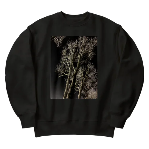 202001121944000　夜の樹木 Heavyweight Crew Neck Sweatshirt