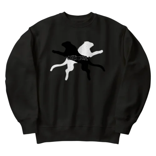 クロヒョウ＆シロヒョウ～OUTSIDER～ Heavyweight Crew Neck Sweatshirt