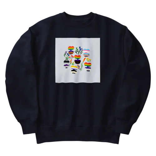 クィアたちと植物と生活 Heavyweight Crew Neck Sweatshirt