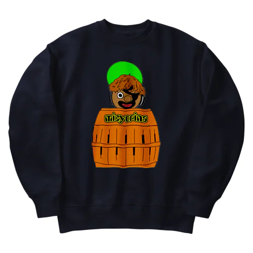 micyorina 「みちょ髭危機一髪」 Heavyweight Crew Neck Sweatshirt