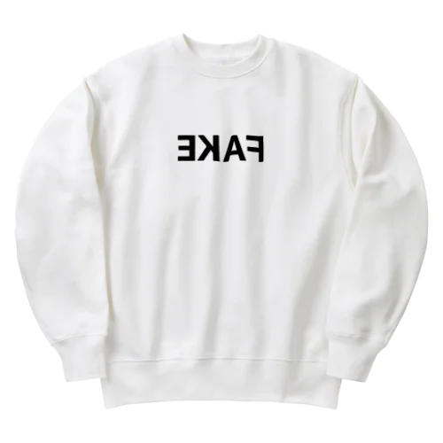 not "fake" Heavyweight Crew Neck Sweatshirt