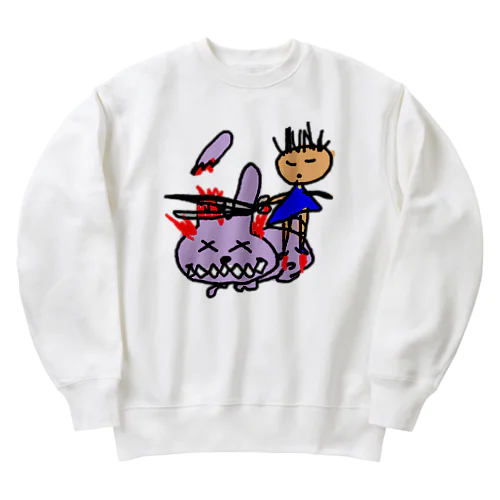 らくがきRPG モンスター討伐 Heavyweight Crew Neck Sweatshirt