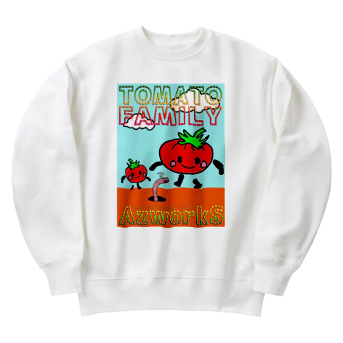 トマトファミリー Heavyweight Crew Neck Sweatshirt