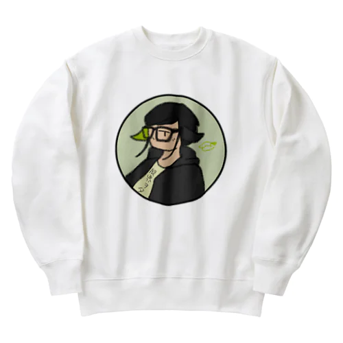 限界ヲタクのアイコン Heavyweight Crew Neck Sweatshirt