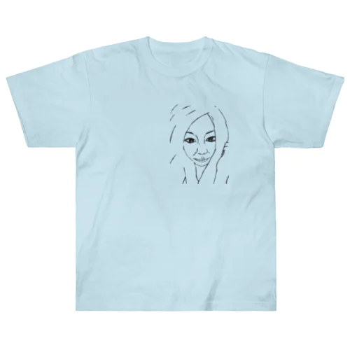 BEAUTIFUL LADY [ J ] !! Heavyweight T-Shirt