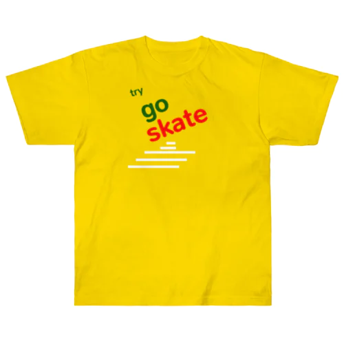 go skate  Heavyweight T-Shirt