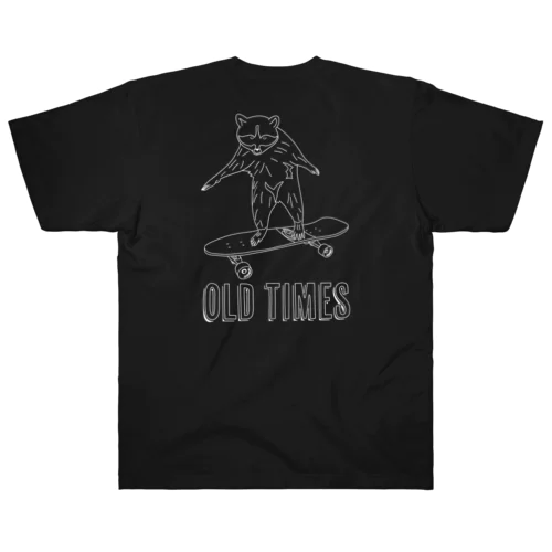 RACCOON SKATES 両面プリント ヘビーウェイトTシャツ