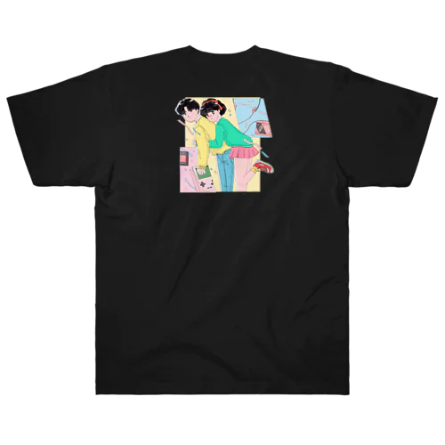 男の子と女の子 ヘビーウェイトTシャツ