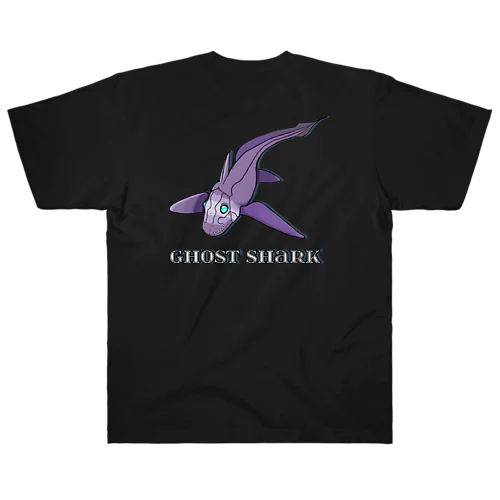 Ghost Shark バックプリント ヘビーウェイトTシャツ