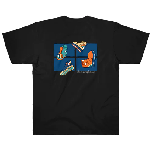 SHOES complete me. Heavyweight T-Shirt