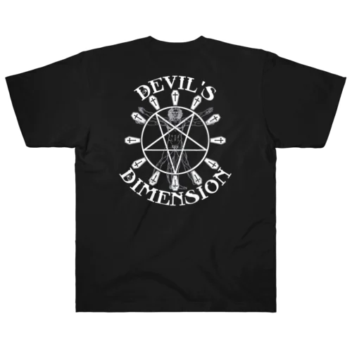 DEVILS DIMENSION No.1 Short Sleeve  Heavyweight T-Shirt