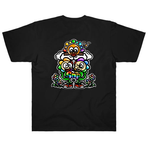 海波Snpバックプリント Heavyweight T-Shirt