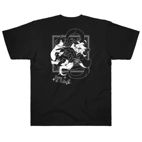 NADU×KURO(濃色地向け) Heavyweight T-Shirt