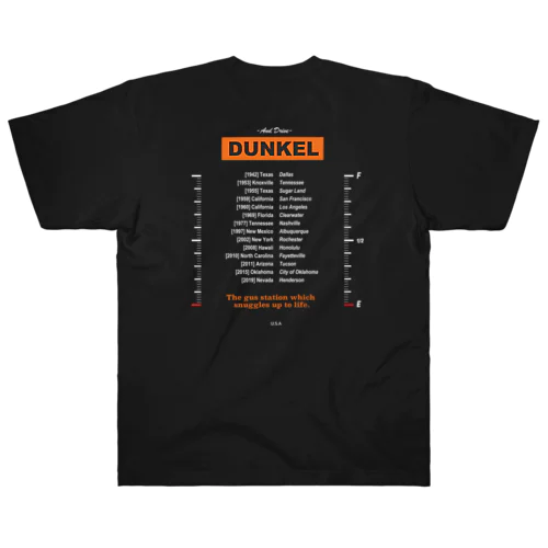 DUNKEL Tシャツ BLACK ヘビーウェイトTシャツ