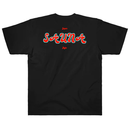 Super Sauna Style “Red” ヘビーウェイトTシャツ