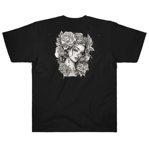 美しい女性 Heavyweight T-Shirt