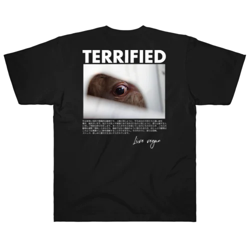 Terrified ヘビーウェイトTシャツ