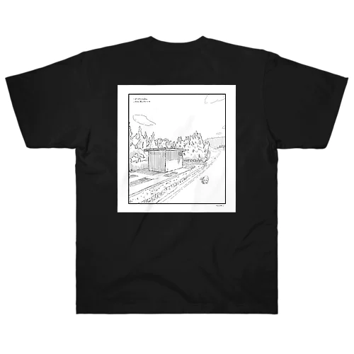 野良猫と原風景 Heavyweight T-Shirt