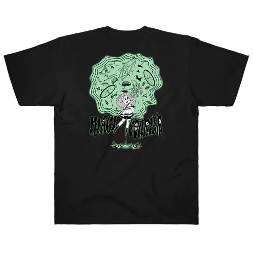 “MAGI COURIER” green #2 Heavyweight T-Shirt