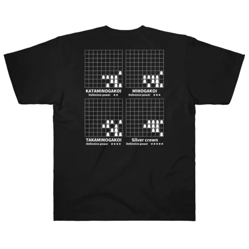 振り飛車党美濃囲い Heavyweight T-Shirt