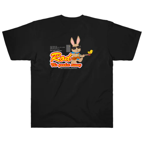 Rod the rabbit【バンドマン】 ヘビーウェイトTシャツ