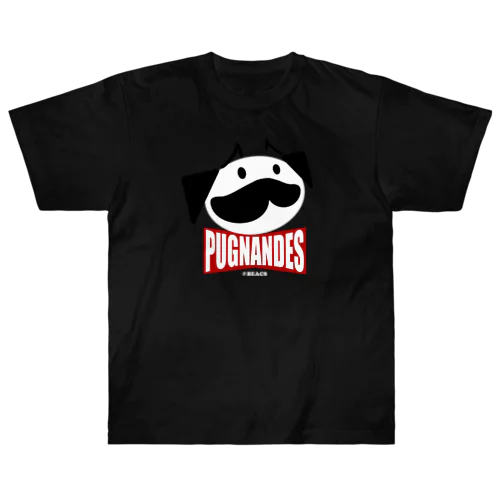 PUGNANDES～プリングルズ風パロディ・デザイン～ Heavyweight T-Shirt