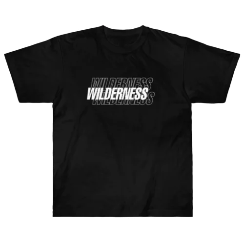 Wilderness goods black Heavyweight T-Shirt