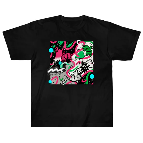 ※濃色アイテム向け metaani - zero gravity - ヘビーウェイトTシャツ